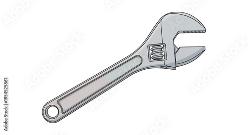 Adjustable Wrench Tool for Tightening Bolts.