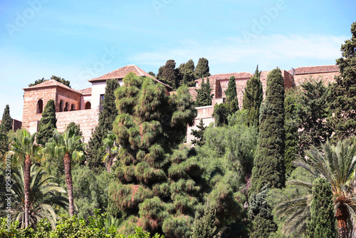 Photos View of the Alcazaba de Malaga, Andalusia, Spain- The Alcazaba was founded in th