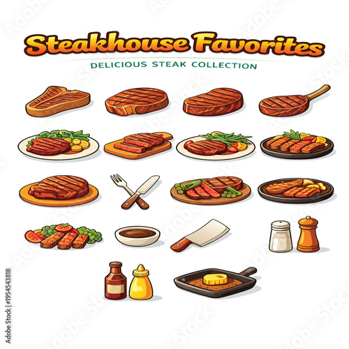 Steak House Favorites, Delicious Grilled Meats and Classic American Dishes