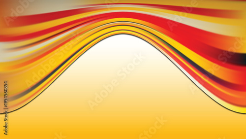 Abstract Warm Tones Wave Background