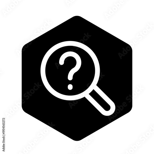 Mathematical Problem Investigation  Solid Icon