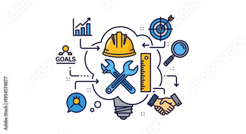 Construction Worker Hard Hat Safety Gear.