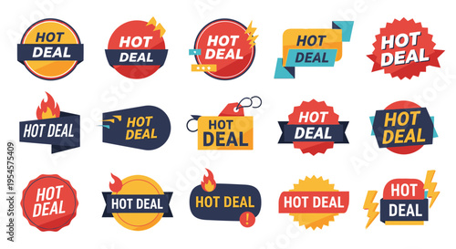 Hot Deal Labels and Stickers.
