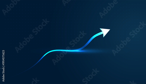 Streamlined arrows act as living Charts, visualizing the fluid movement of a successful Business strategy. and Digital innovation is depicted by these glowing paths