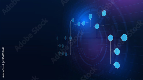 Digital Circuitry: An artistic representation of digital circuitry, bathed in a futuristic blue glow. Illustrating complex systems and technological innovation.