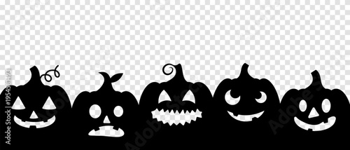 Halloween pumpkins background