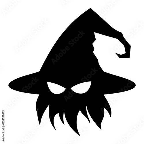 Witch Hat Beard Character Halloween