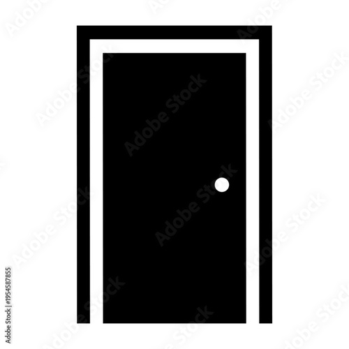 Door vector icon