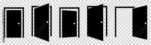 Set of door icons
