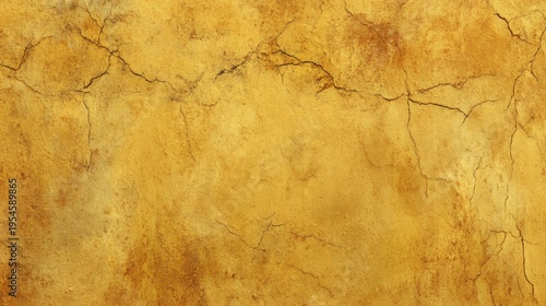 Yellow-toned cement wall texture with grunge details, rough surface, and natural imperfections for raw visual effect.