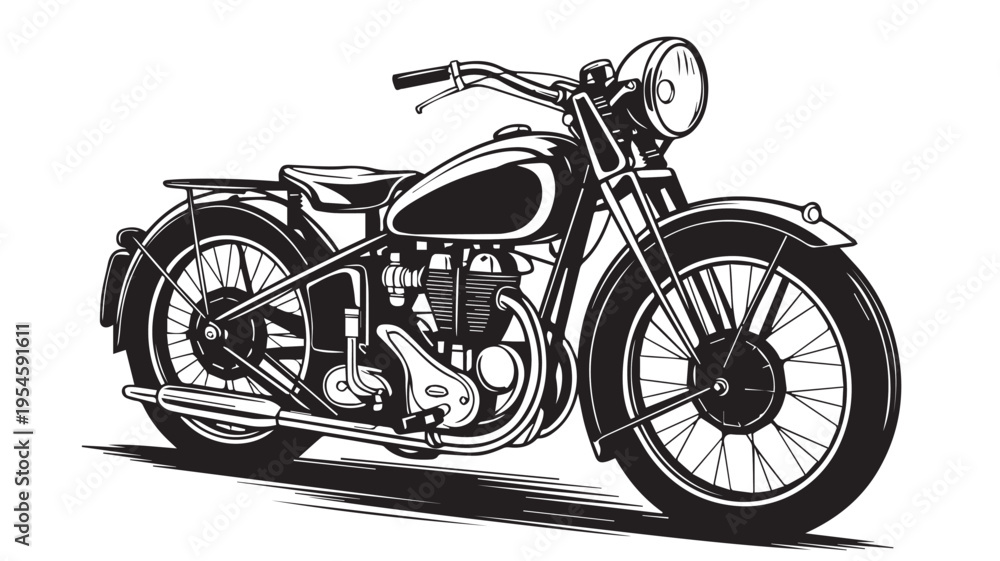 Naklejka premium Motorcycle wheel and rim detail