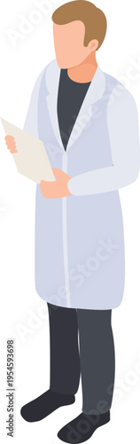 Doctor holding medical patient charts