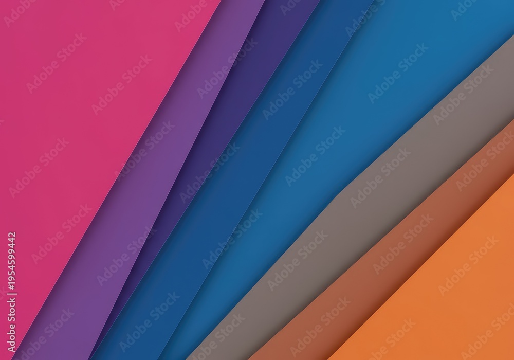 Fototapeta premium Abstract background showing complex layered dimensions blending seamlessly with soft colors and geometric depth, unity, modern, light