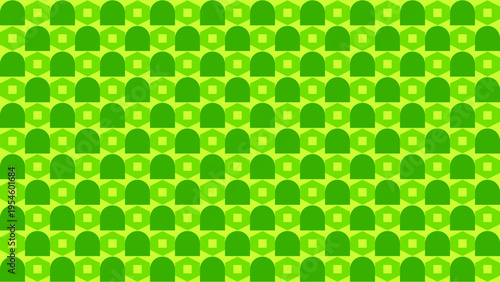 Green Abstract Geometric Seamless Pattern vector background
