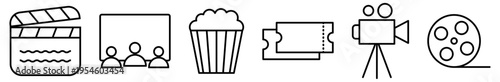 Cinema icons collection
