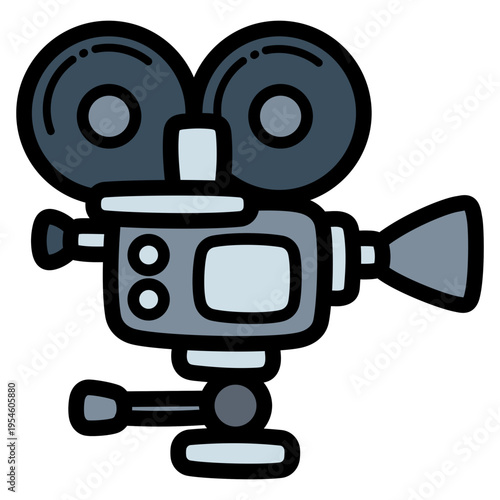 video camera illustration