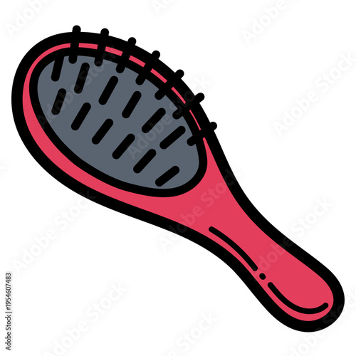 hair brush illustration