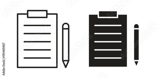 Application form icon in line design. editable stroke icon vector. EPS10