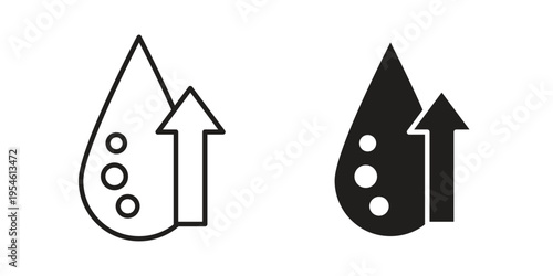 Cholesterol icon in line design. editable stroke icon vector. EPS10