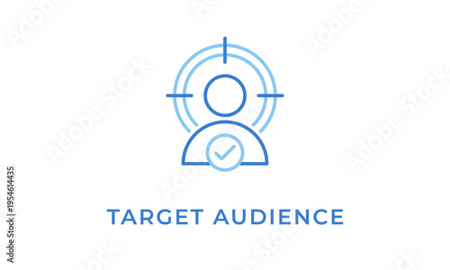 Target Audience Dual Tone Glyph Icon