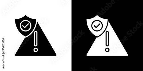 Risk Icon Sheet Black And White