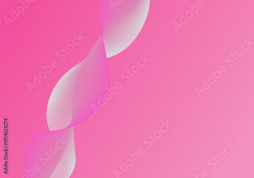 Vector abstract wavy lines, smoothly flowing, dynamic gradient, for the concept of modernity, innovation, technology, digital technology, science, music.