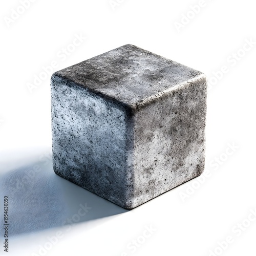 Realistic Stone and Granite Sphere Isolated on Minimal Background, Natural Texture 3D Render