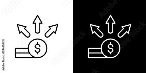 Expense Icon Sheet Black And White