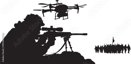 Family and crowd watching fireworks display silhouette