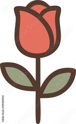 illustration of a tulip