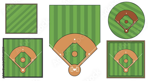 Baseball Field Designs: Diamond, Square, Circle Layouts