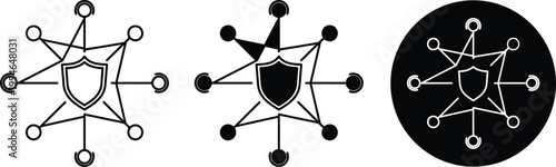 Molecular structures of an organometallic compound with various bonding representations