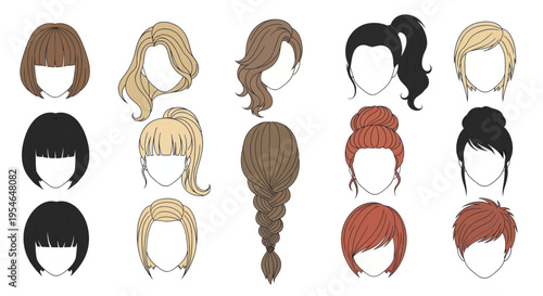 Diverse Hairstyles Collection: Trendy Haircuts and Styles for Women