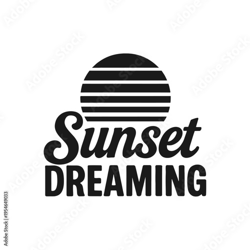 Sunset Dreaming Logo Design Concept
