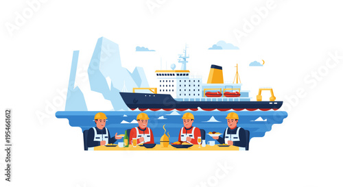 family vacation cruise ship departure with happy passengers waving on deck