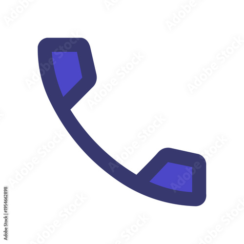 Vector of Phone icon_Purple Icon