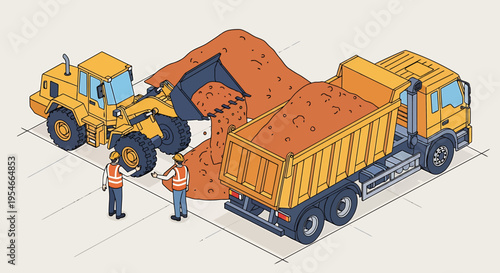 Heavy duty truck and loader vehicles.