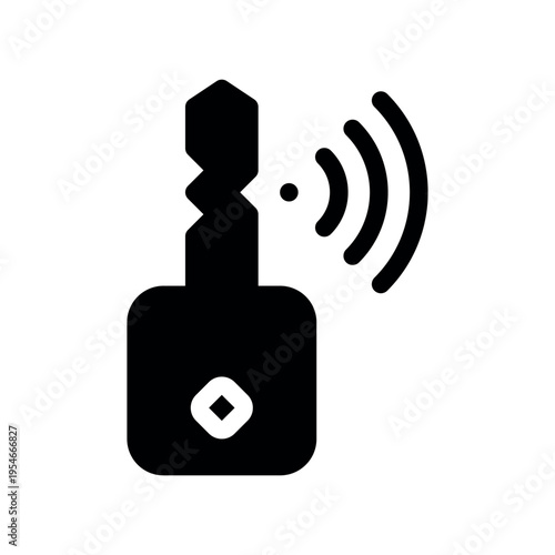 Smart Car Key Emitting Remote Wireless Signal Design