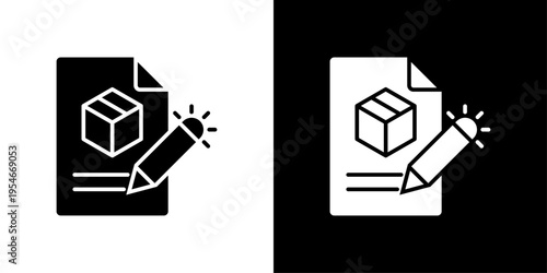 Prototype Icon Sheet Black And White