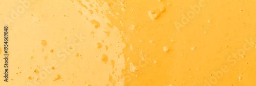 Foto Smooth yellow cream pudding texture background element