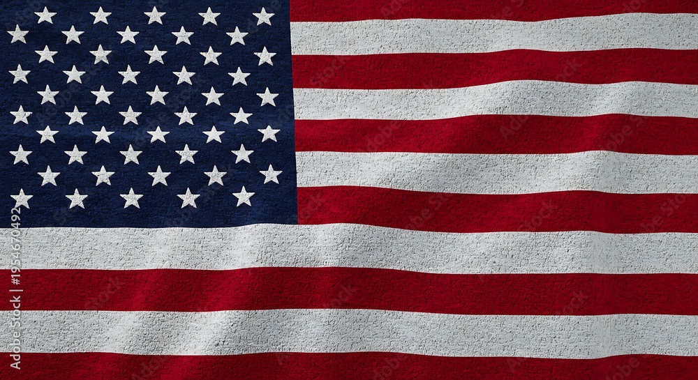 Obraz premium Stars and Stripes: A Textured Embrace