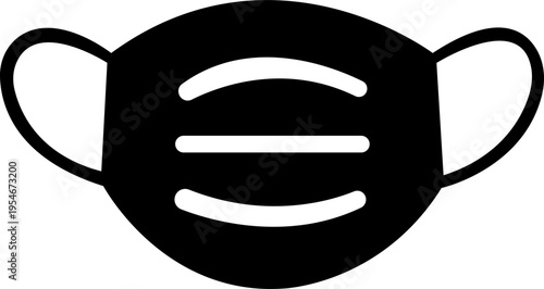 Medical mask icons set. Medical or surgical face mask. Virus protection. Face nose mouth virus mask icon set. Covid-19 virus - stock vector. isolated on transparent background