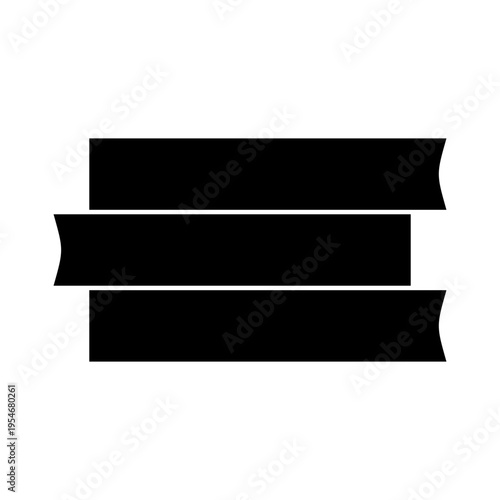 Stack of books silhouette