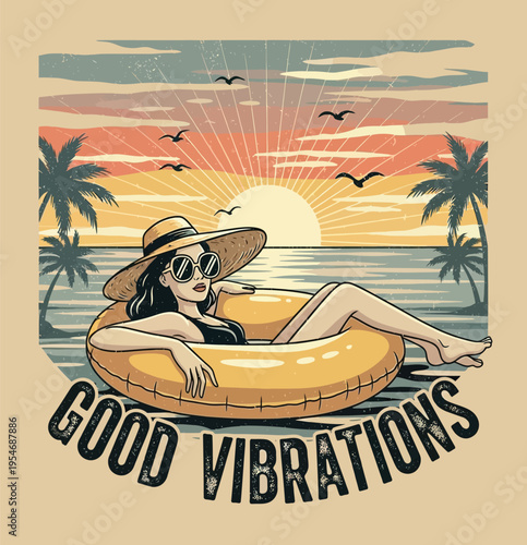 Vintage Meme Hotter Than A Hoochie Coochie Vacation Tshirt
