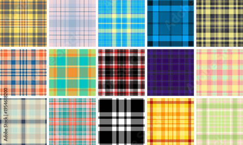Subtle plaid pattern pack branding mockups. Low contrast tartan textures add depth gently. Vector repeat prevents artifacts.
