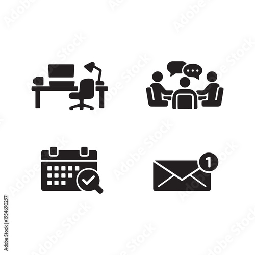 Mega set of icons in trendy line style, business vector technology icon