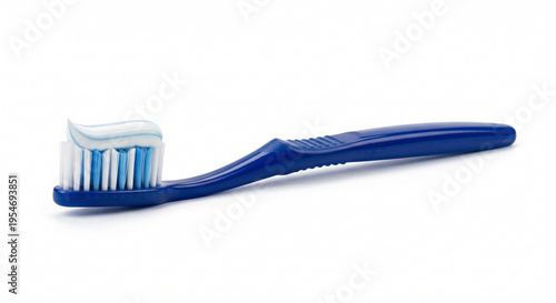 toothbrush with toothpaste