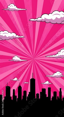 Pink Dawn Metropolis