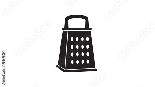 Grater kitchen tool with a handle and multiple shredding surfaces for food preparation featuring cooking, utensil, kitchenware with utensil and