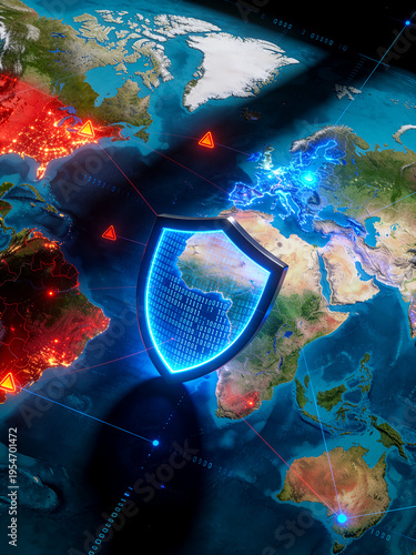 Digital shield defends Earth